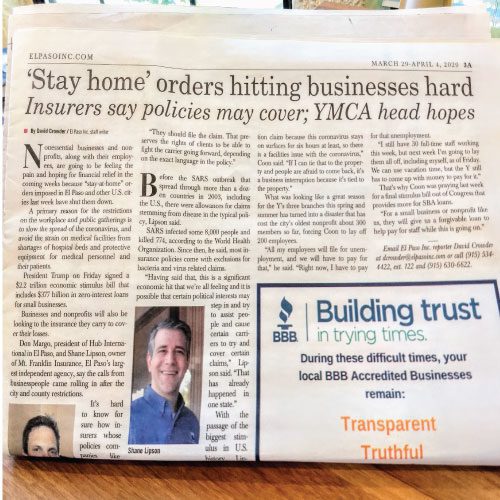 Why El Paso businesses impacted by the pandemic should consider filing a claim